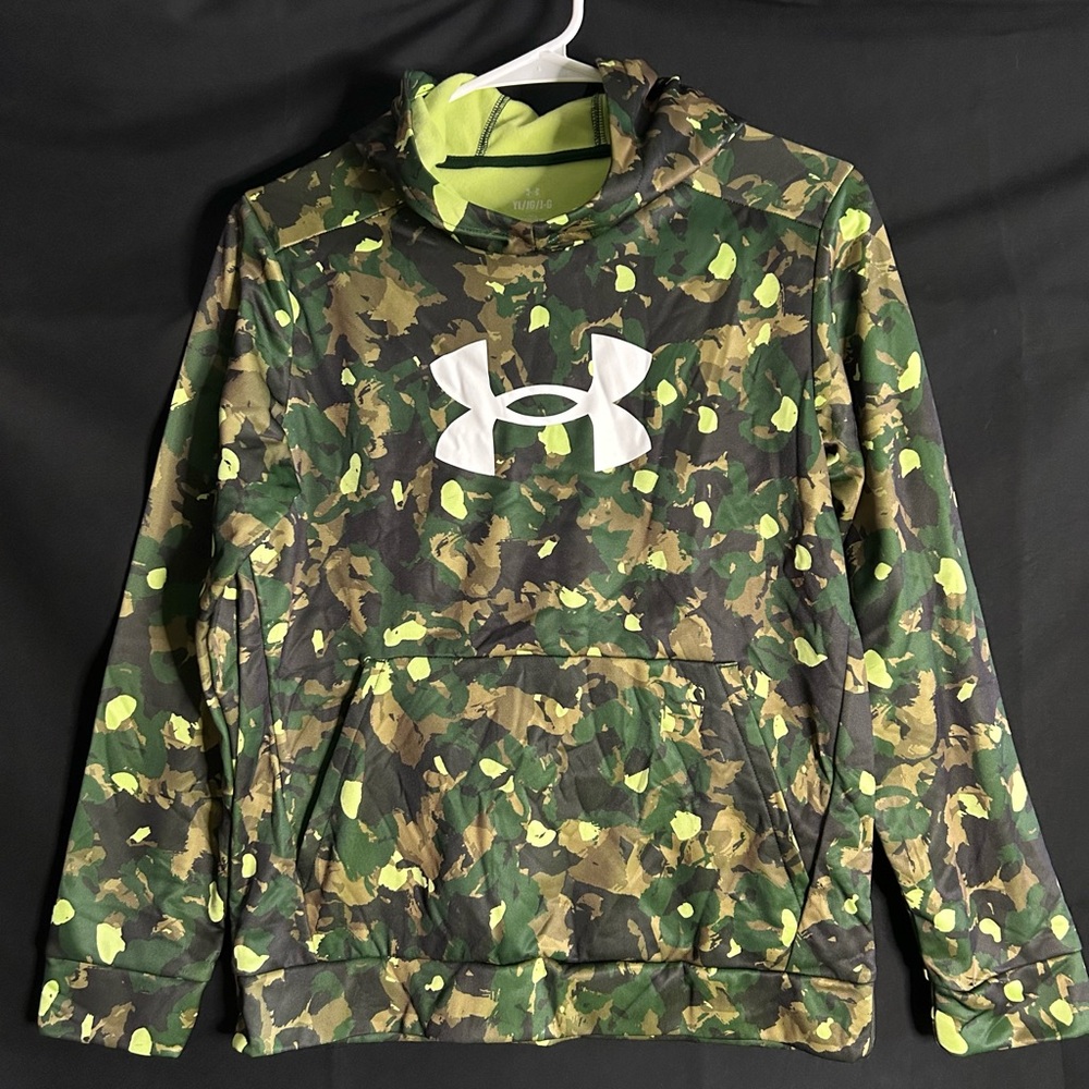 Under Armour Kids Hoodie - Green Camo